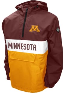 Minnesota Golden Gophers Mens Maroon Alpha Anorak Pullover Jackets