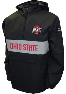 Ohio State Buckeyes Mens Black Alpha Anorak Pullover Jackets