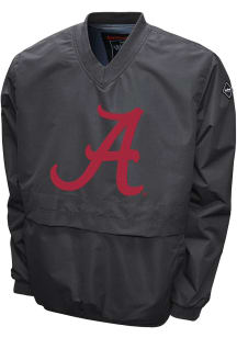 Alabama Crimson Tide Mens Grey Big Logo Light Weight Jacket