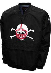 Mens Black Nebraska Cornhuskers Big Logo Light Weight Jacket