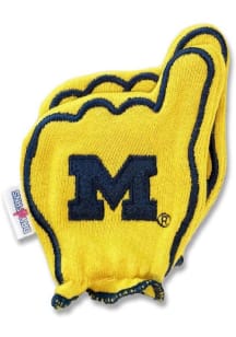 Michigan Wolverines  Maize FanMitts Baby Mittens - Yellow