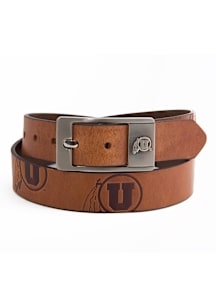 Utah Utes Leather Brandish Mens Belt