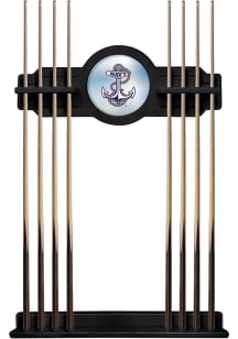 Navy Midshipmen Solid Wood Cue Rack Pool Table