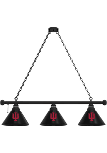 Black Indiana Hoosiers 3 Shade Billiard Lamp