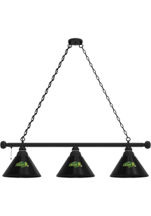 North Dakota State Bison 3 Shade Black Billiard Lamp