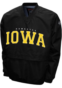 Iowa Hawkeyes Mens Black Members Windshell Pullover Jackets