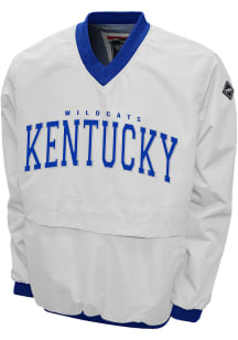 Kentucky Wildcats Mens White Members Windshell Pullover Jackets