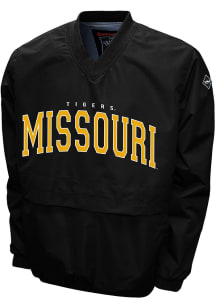 Missouri Tigers Mens Black Members Windshell Pullover Jackets