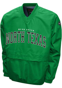North Texas Mean Green Mens Green Members Windshell Pullover Jackets