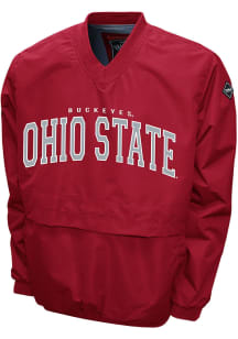 Mens Red Ohio State Buckeyes Members Windshell Pullover Jackets