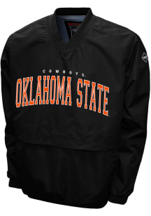 Oklahoma State Cowboys Mens Black Members Windshell Pullover Jackets