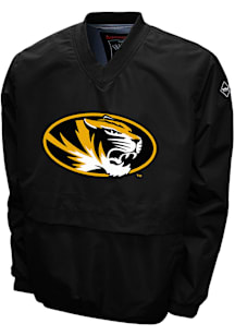 Missouri Tigers Mens Black Big Logo Windshell Pullover Jackets