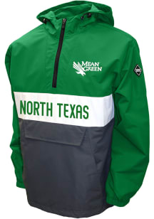 North Texas Mean Green Mens Green Alpha Anorak Light Weight Jacket