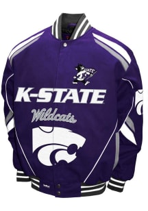K-State Wildcats Mens Purple Stout Cotton Twill Heavyweight Jacket
