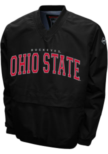 Ohio State Buckeyes Mens Black Members Windshell Pullover Jackets