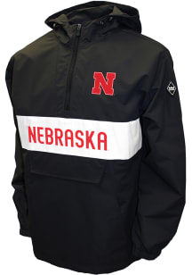 Nebraska Cornhuskers Mens Black Alpha Anorak Pullover Jackets