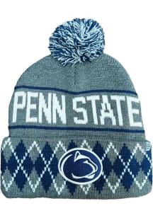 Argyle Cuff Penn State Nittany Lions Mens Knit Hat - Navy Blue