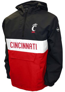 Mens Black Cincinnati Bearcats Alpha Anorak Pullover Jackets