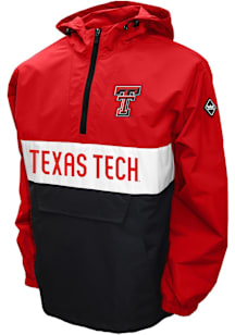 Texas Tech Red Raiders Mens Red Alpha Anorak Pullover Jackets