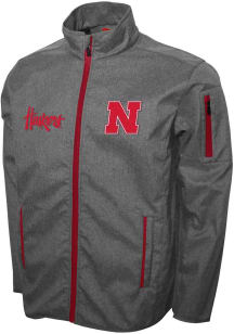 Mens Grey Nebraska Cornhuskers XT2 Softshell Medium Weight Jacket