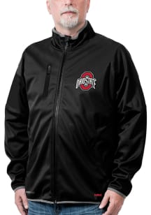 Mens Black Ohio State Buckeyes FC Softshell Medium Weight Jacket