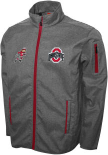 Mens Grey Ohio State Buckeyes XT2 Softshell Medium Weight Jacket