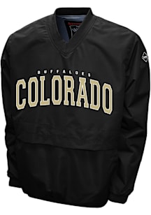 Colorado Buffaloes Mens Black Members Windshell Pullover Jackets