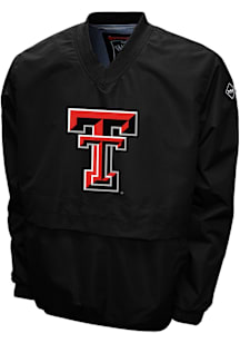 Texas Tech Red Raiders Mens White Big Logo Windshell Pullover Jackets