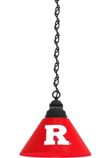 Black Rutgers Scarlet Knights Single Billiard Lamp