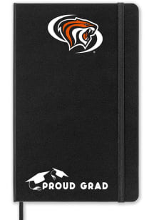 Pacific Tigers Proud Grad team logo Notebook and Folder - Black