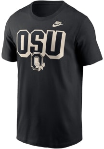 Ohio State Buckeyes Black Nike Cotton Short Sleeve T Shirt