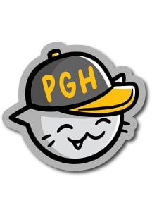Pittsburgh Baseball Hat Car Stickers