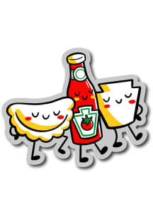 Pittsburgh Pals Stickers - White