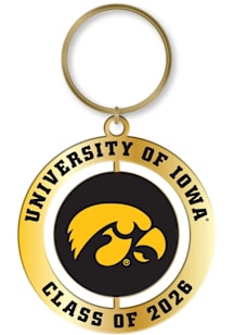 Iowa Hawkeyes Class of 2026 Spinner Keychain - Black