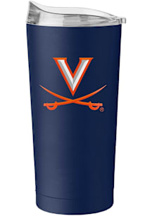 Logo Brands Virginia Cavaliers 20oz Flipside PC Stainless Steel Tumbler - Navy Blue