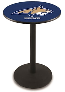 Montana State Bobcats Black Round Base Pub Table
