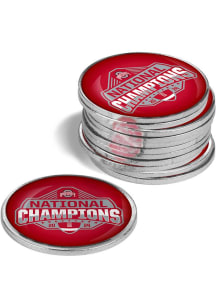 Red Ohio State Buckeyes 2024 Football National Champions 12 Pack Golf Ball Marker