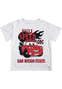 Vive La Fete San Diego State Aztecs Infant Full Speed Short Sleeve T-Shirt White