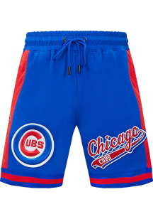 Pro Standard Chicago Cubs Mens Blue Script Tail Shorts
