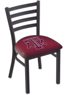 Texas A&amp;M Aggies Stationary Black Wrinkle Finish Pub Stool - Black