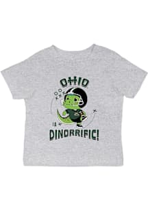 Vive La Fete Ohio Bobcats Infant Dino-Riffic Short Sleeve T-Shirt Grey