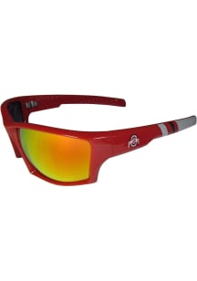 Edge Wrap Ohio State Buckeyes Mens Sunglasses - Red