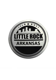 Little Rock Skyline Metallic Stickers