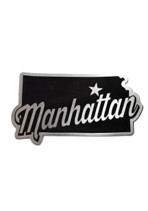 Manhattan State Shape Metallic Stickers