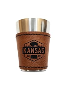 Kansas 2oz Badge Shot Glass