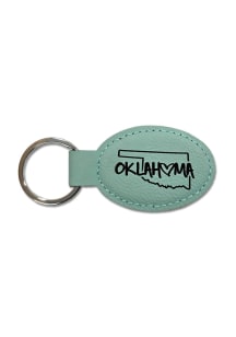 Oklahoma Heart Keychain