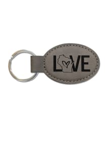 Wisconsin Love Keychain