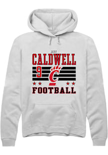 Jeff Caldwell Cincinnati Bearcats Mens White Football NIL Striped Player Hood