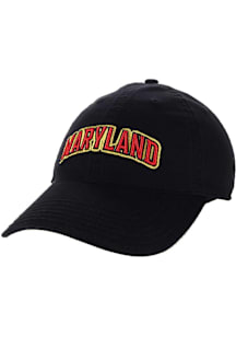 Maryland Terrapins EZA Twill Adjustable Adjustable Hat - Black