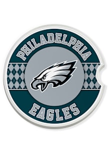 Philadelphia Eagles Argyle Car Coaster - Midnight Green